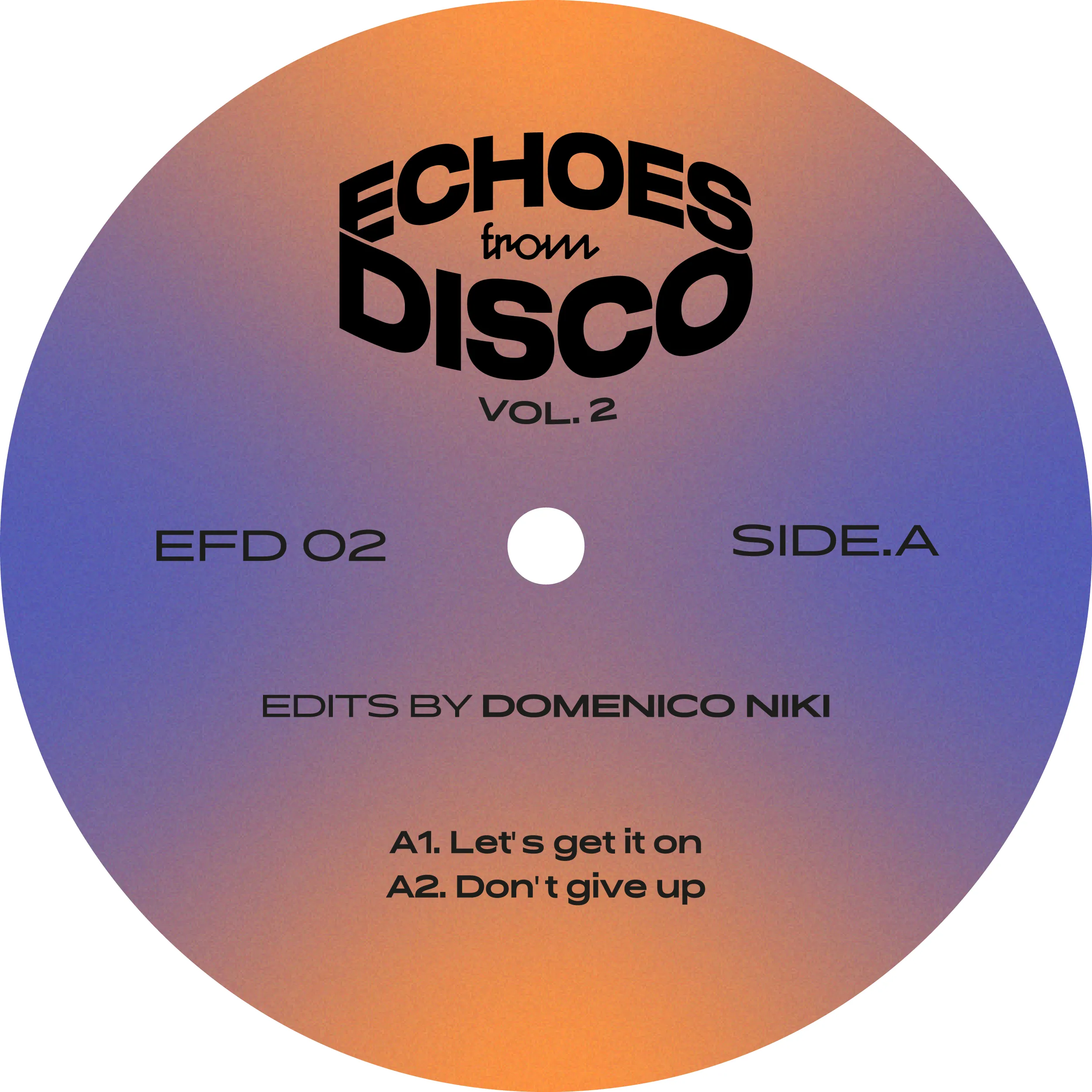 Unknown Artist - Echoes From Disco Vol. 2 EP : 12inch