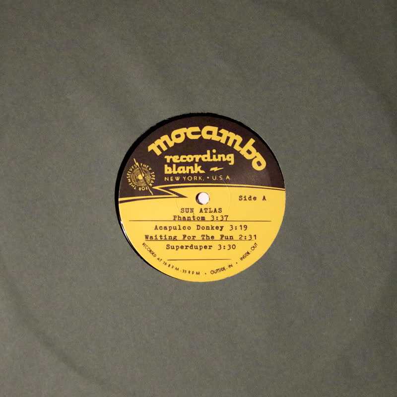 Sun Atlas - Sun Atlas (EP) : 10inch