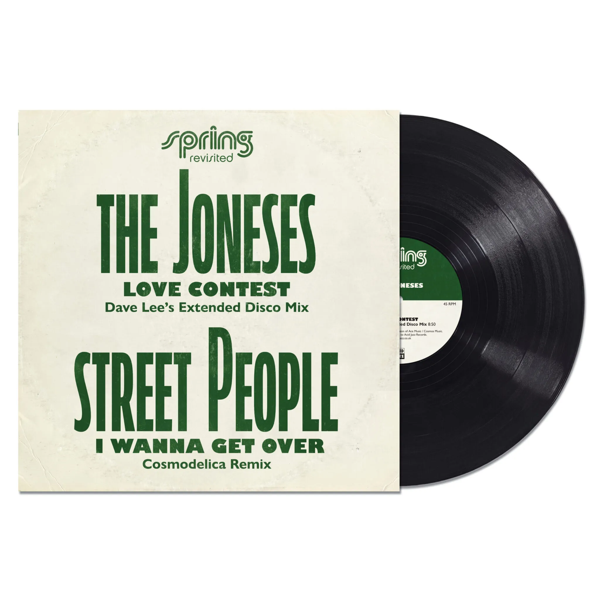 The Joneses/ Street People - Love Contest / I Wanna Get Over : 12inch