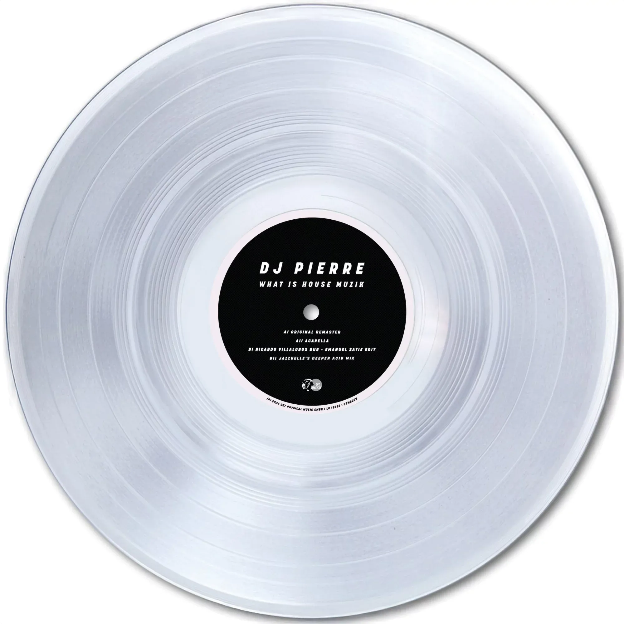 DJ Pierre - What Is House Muzik (30th Anniv. C.Clear Viny,RMl) (Original RM,RV-Emanuel Satie Edit, Jazzuelle,Acc) : 12inch Excl