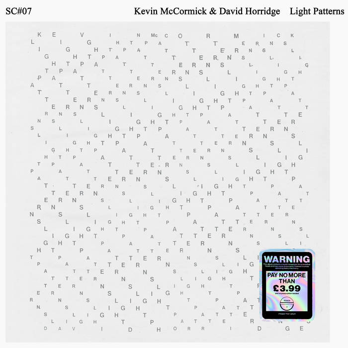 Kevin McCormick & David Horridge - Light Patterns (2025 repress) : LP