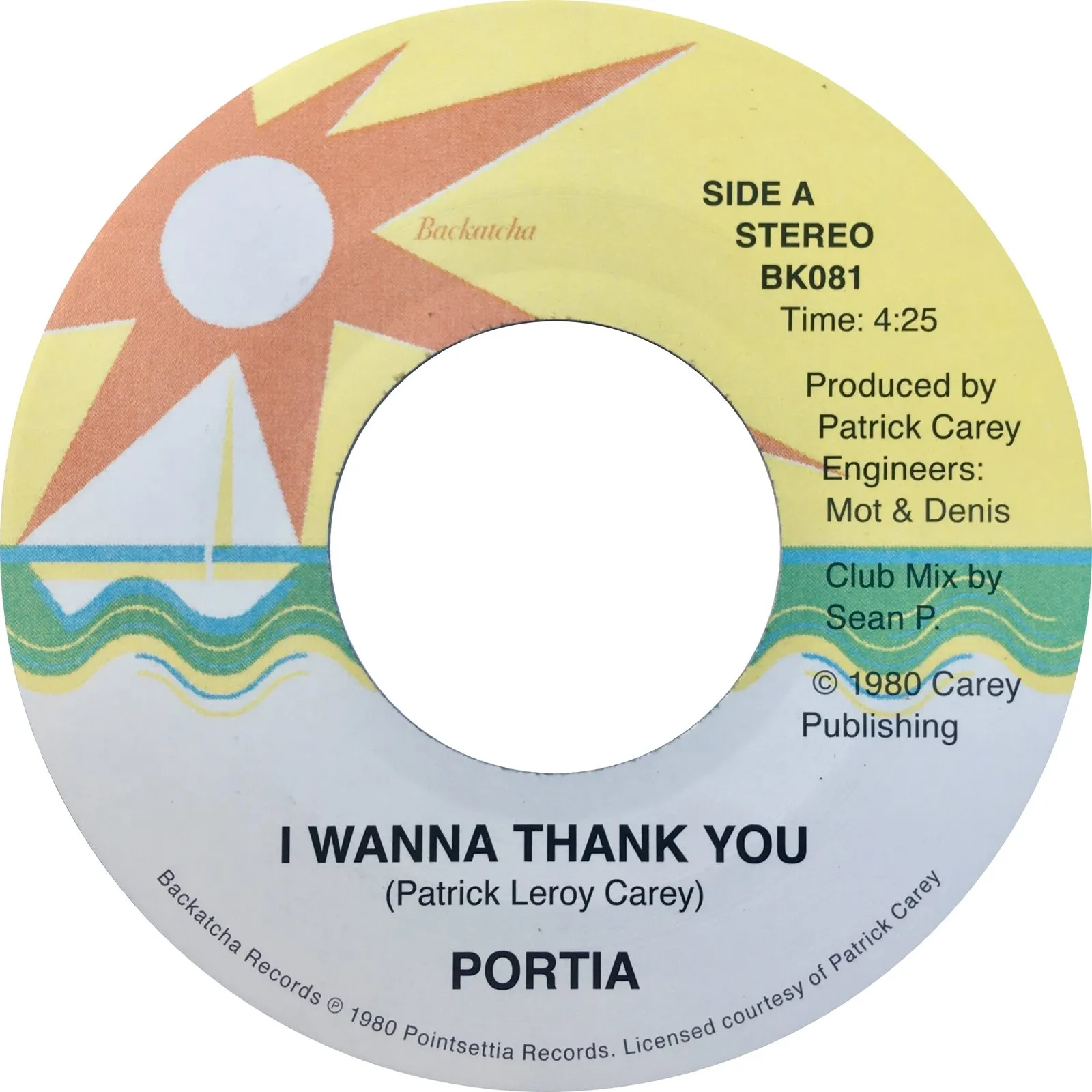 Portia Carey - I Wanna Thank You (Special Mix) : 7inch