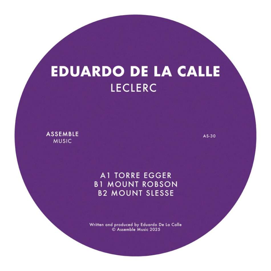 Eduardo De La Calle - Leclerc EP : 12inch