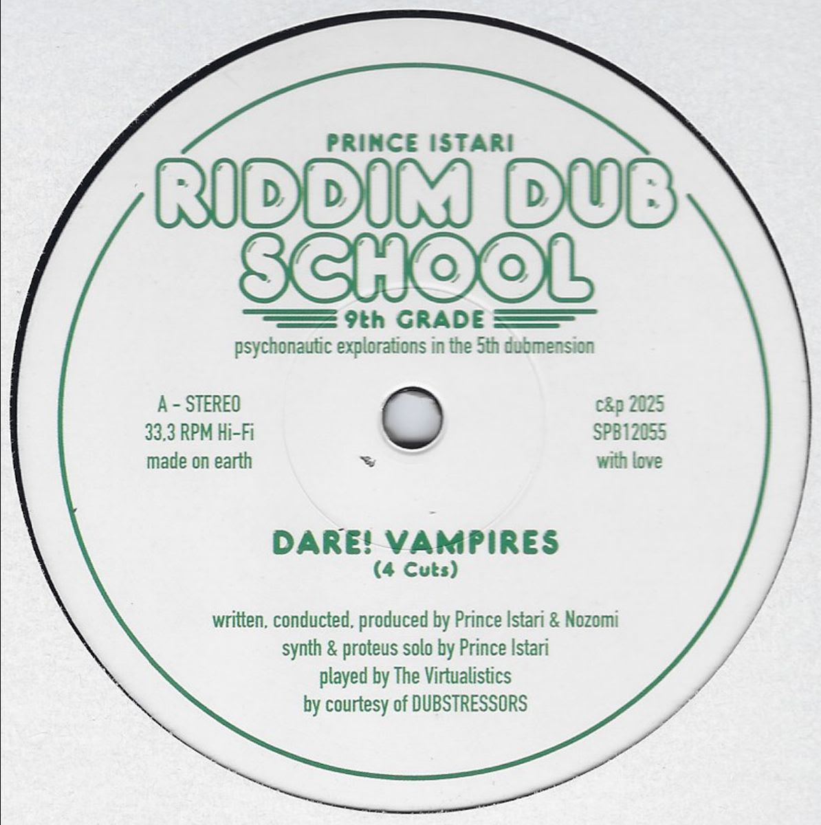 Prince Istari - Riddim Dub School 9th Grade : 12inch