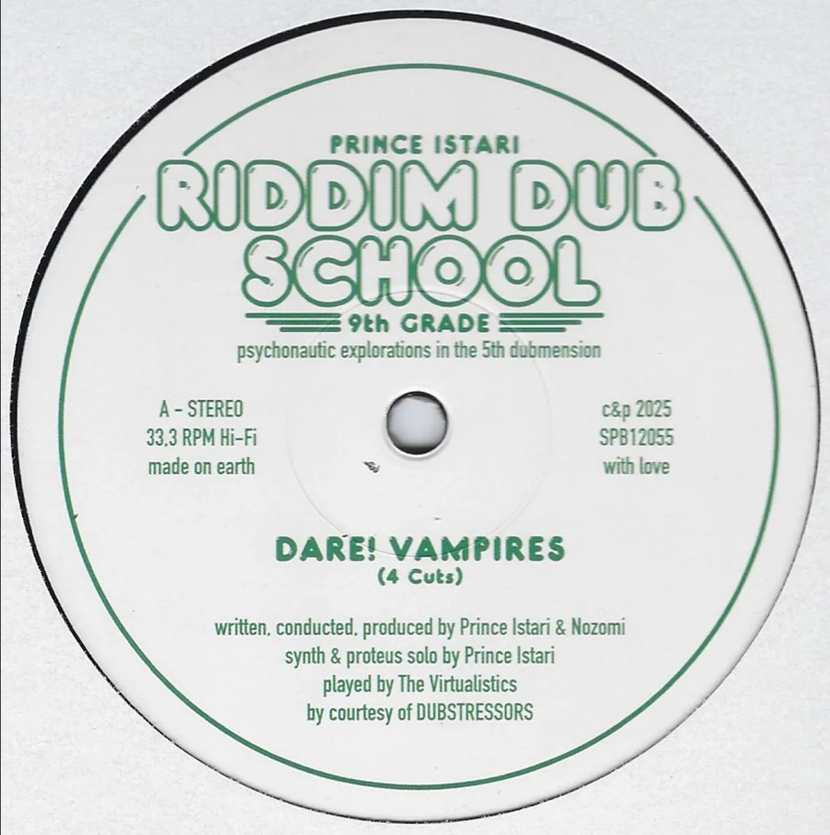 Prince Istari - Riddim Dub School 9th Grade : 12inch