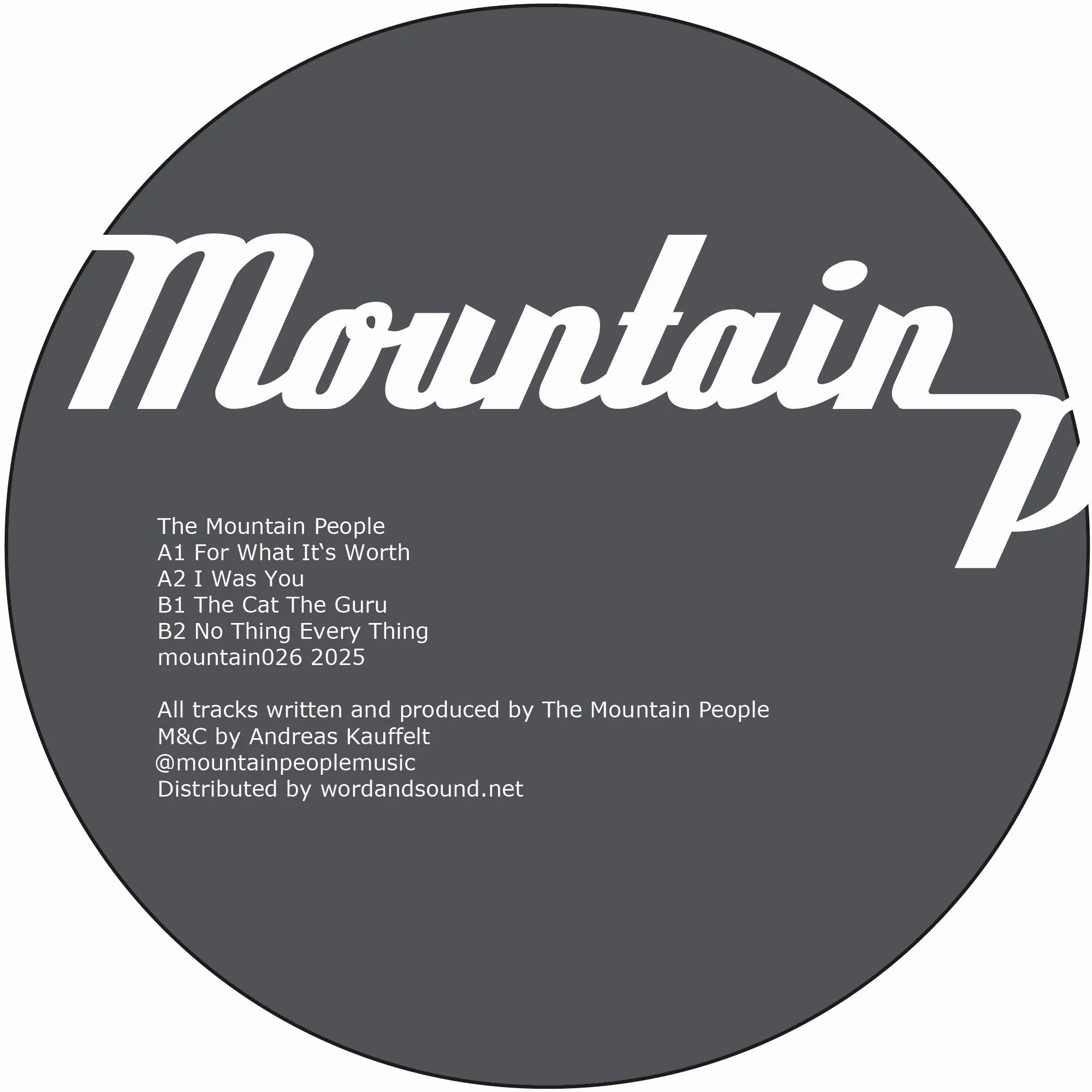 The Mountain People - The Cat The Guru : 12inch