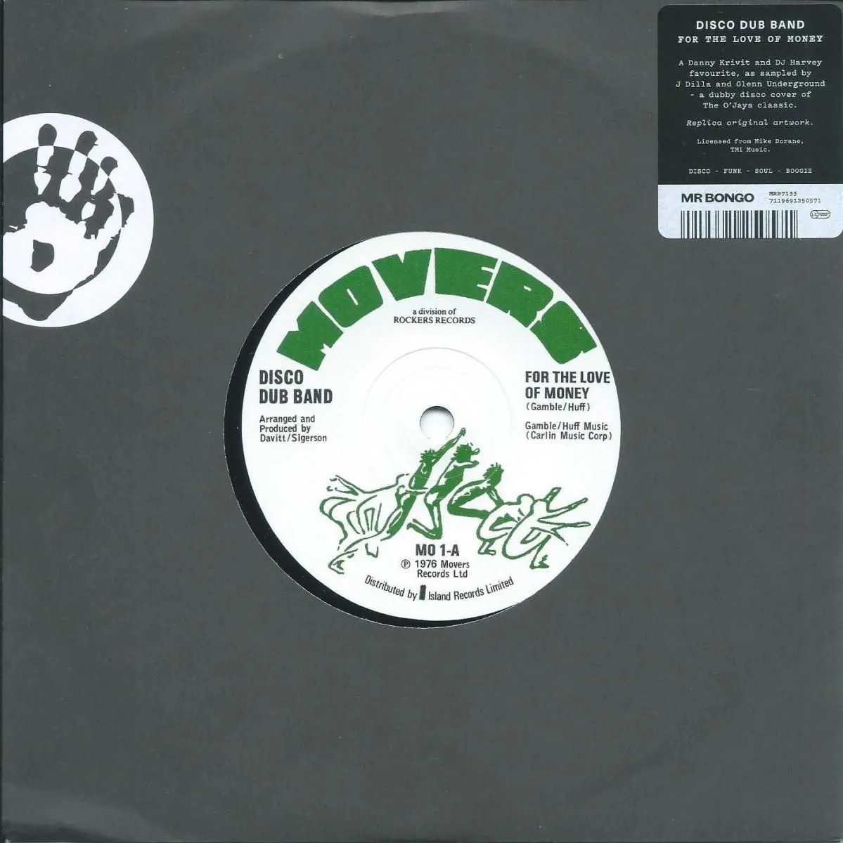 Disco Dub Band - For The Love Of Money / Disco Dub : 7inch