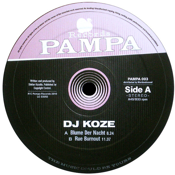 DJ Koze - Blume Der Nacht : 12inch
