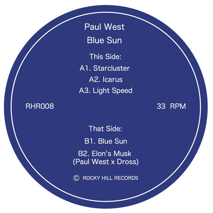 Paul West - Blue Sun : 12inch