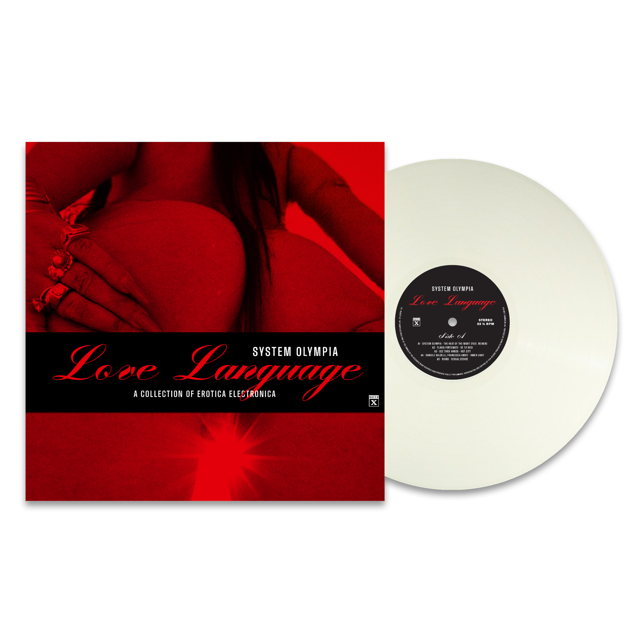System Olympia - Love Language  -White linenâ heavyweight vinyl 2LP (Includes 24-page fanzine) Indies exclusive : 2LP