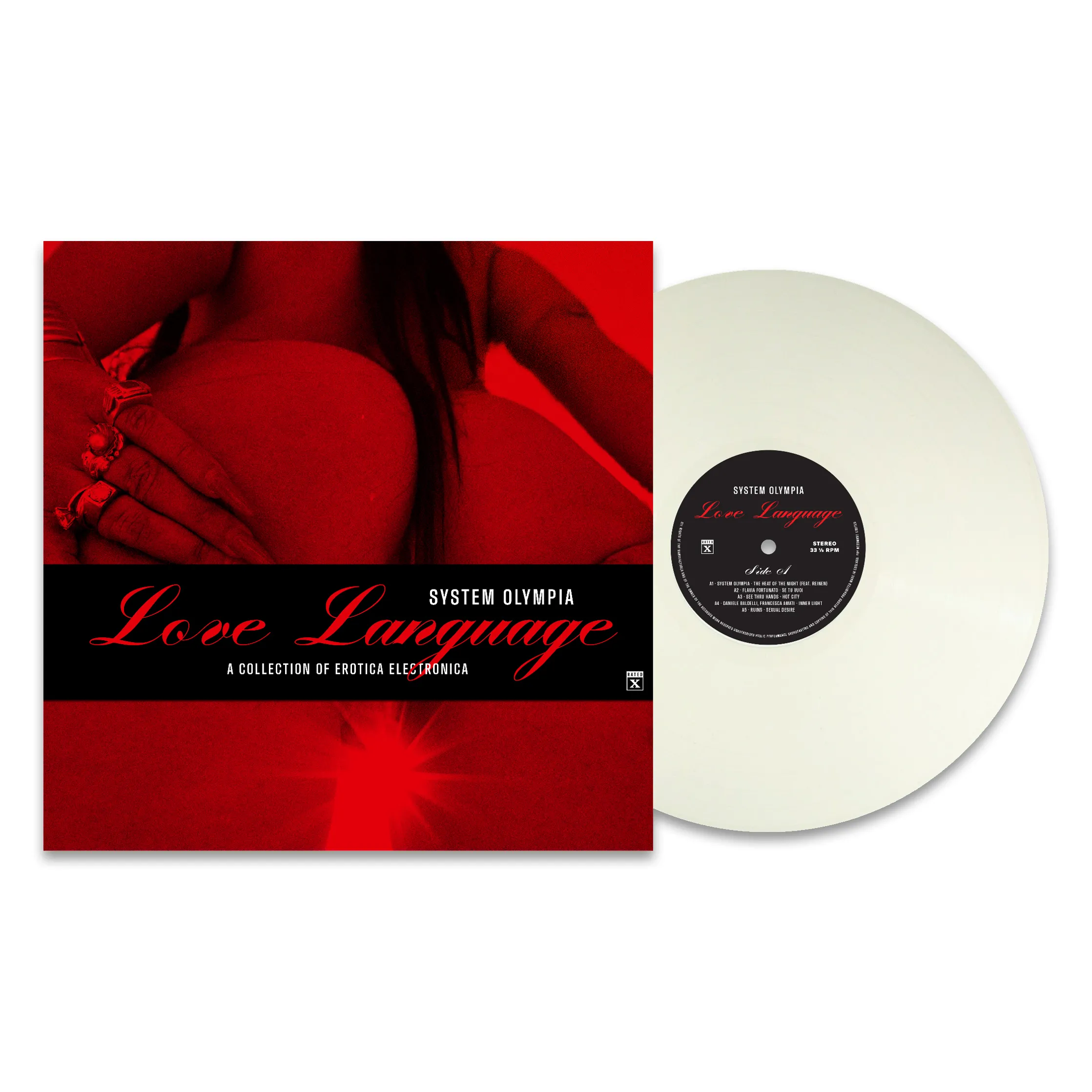 System Olympia - Love Language  -White linenâ heavyweight vinyl 2LP (Includes 24-page fanzine) Indies exclusive : 2LP