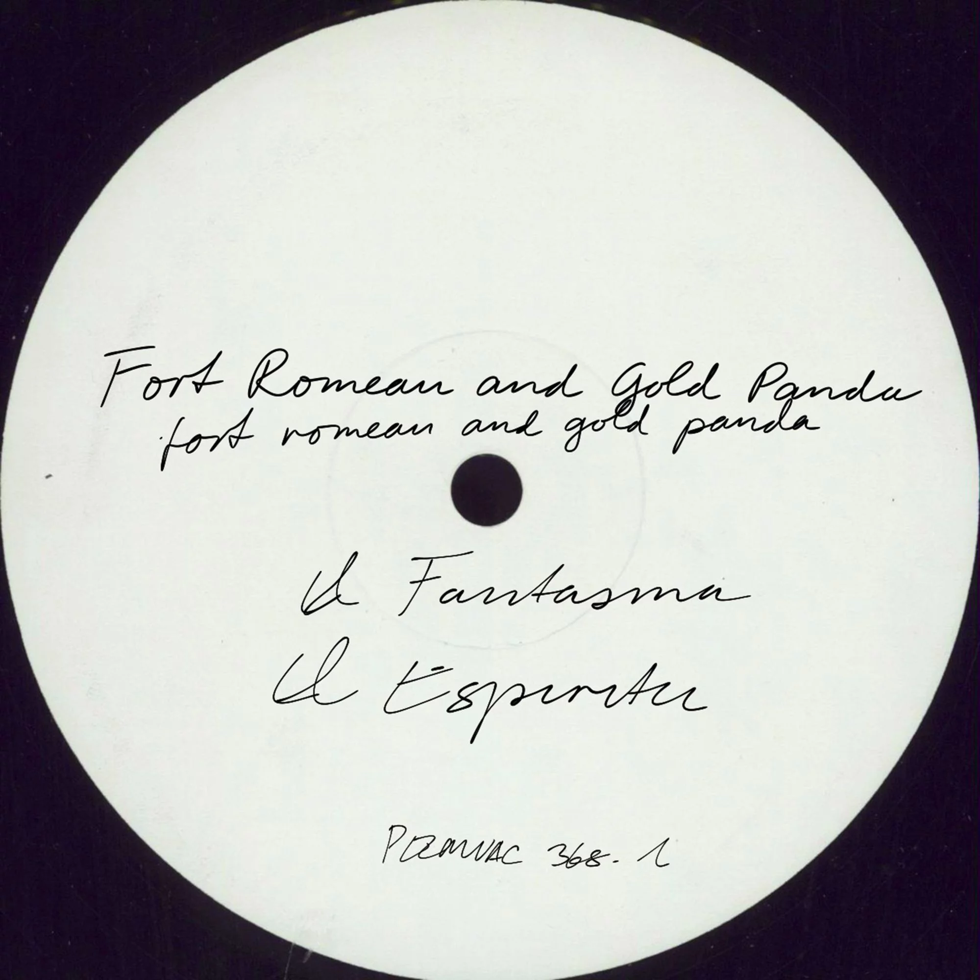 Fort Romeau & Gold Panda - El Fantasma / El Espa­ritu : 12inch