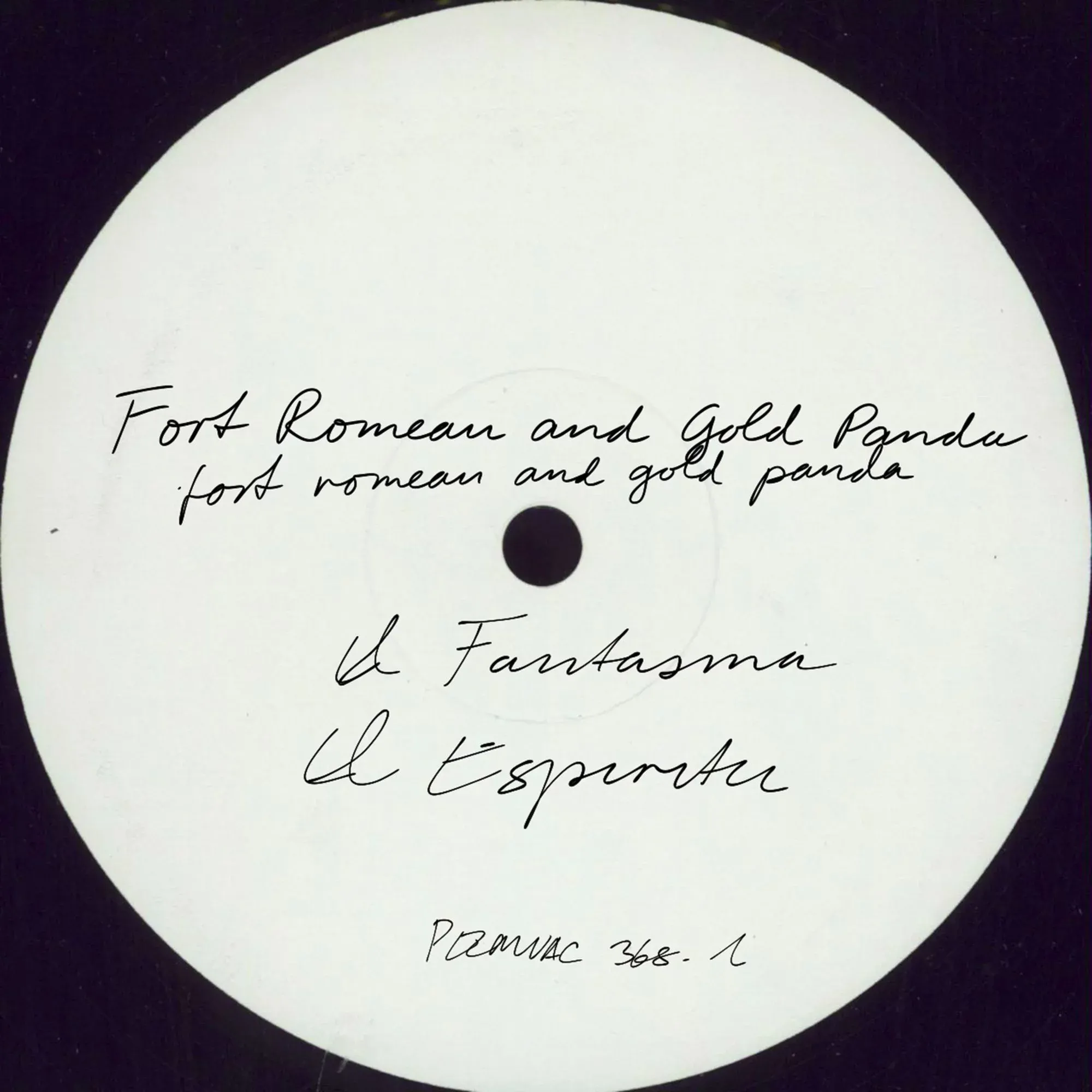 Fort Romeau & Gold Panda - El Fantasma / El Espa­ritu : 12inch
