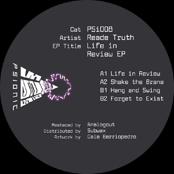 Reade Truth - Life In Review EP : 12inch