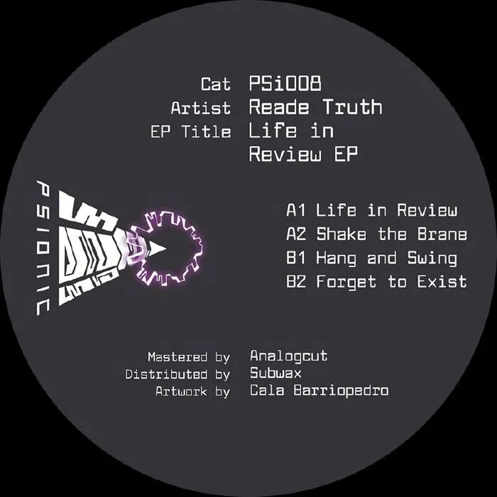 Reade Truth - Life In Review EP : 12inch