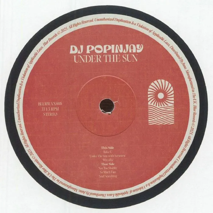 DJ Popinjay aka Scruscru - Under The Sun EP : 12inch