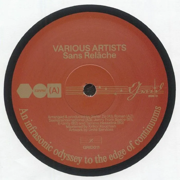 Sister Zo / Ronan / Seekersinternational / Jonny From Space / E Unity / Tammo Hesselink - Sans Relache Sampler : 12inch