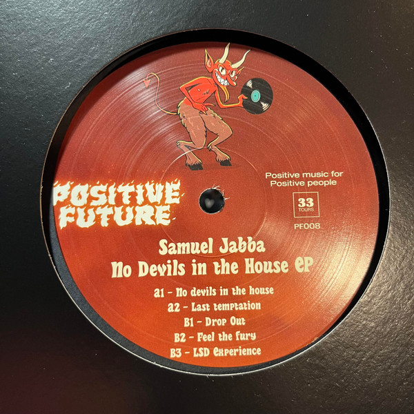 Samuel Jabba - No Devils In The House EP : 12inch