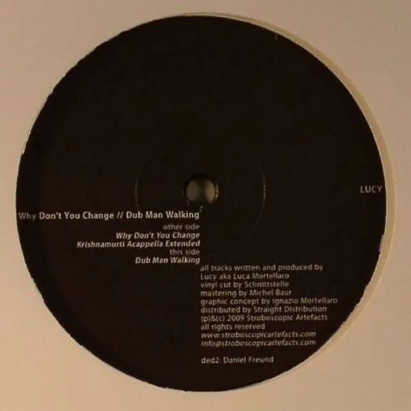Lucy - Why Don't You Change / Dub Man Walking : 12inch