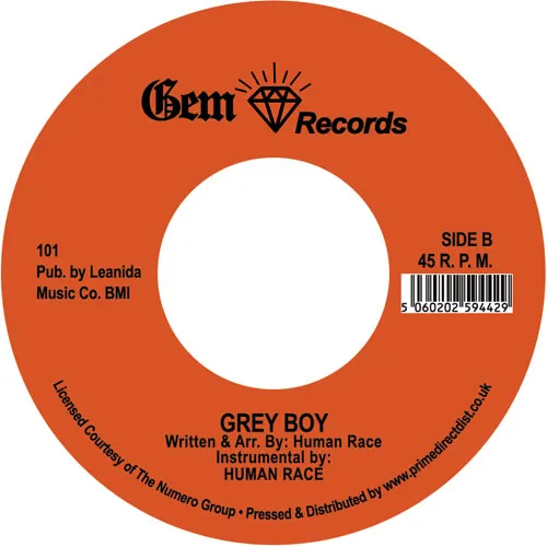 Human Race - Human Race / Grey Boy : 7inch