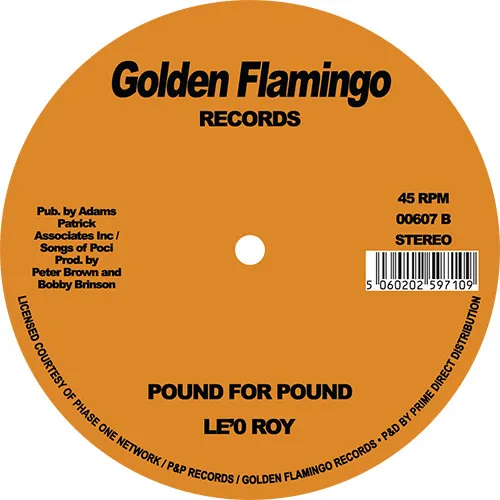 Le'O Roy - Pound For Pound : 7inch