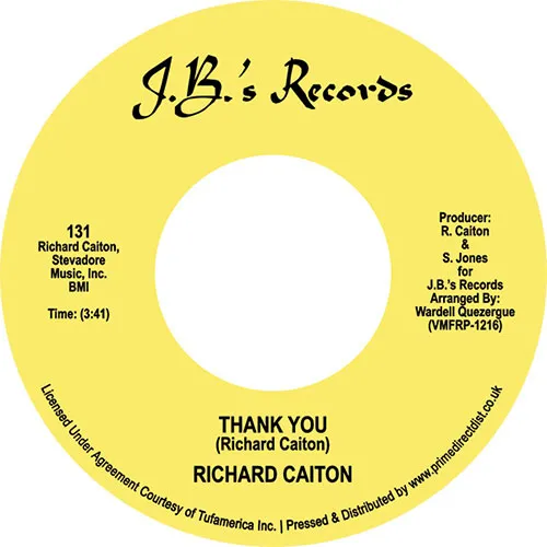 Richard Caiton - Thank You / Where Is The Love : 12inch