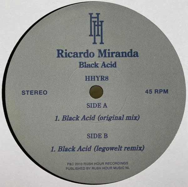 Ricardo Miranda - Black Acid : 12inch