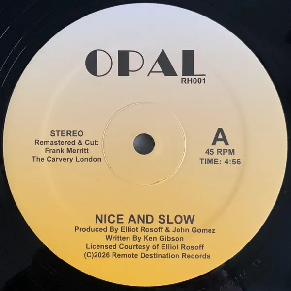 Opal - Nice and Slow : 12inch