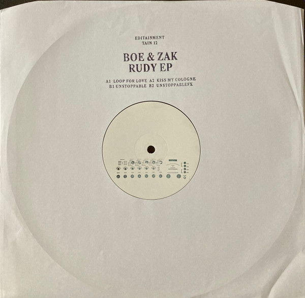 Boe & Zak - Rudy EP : 12inch