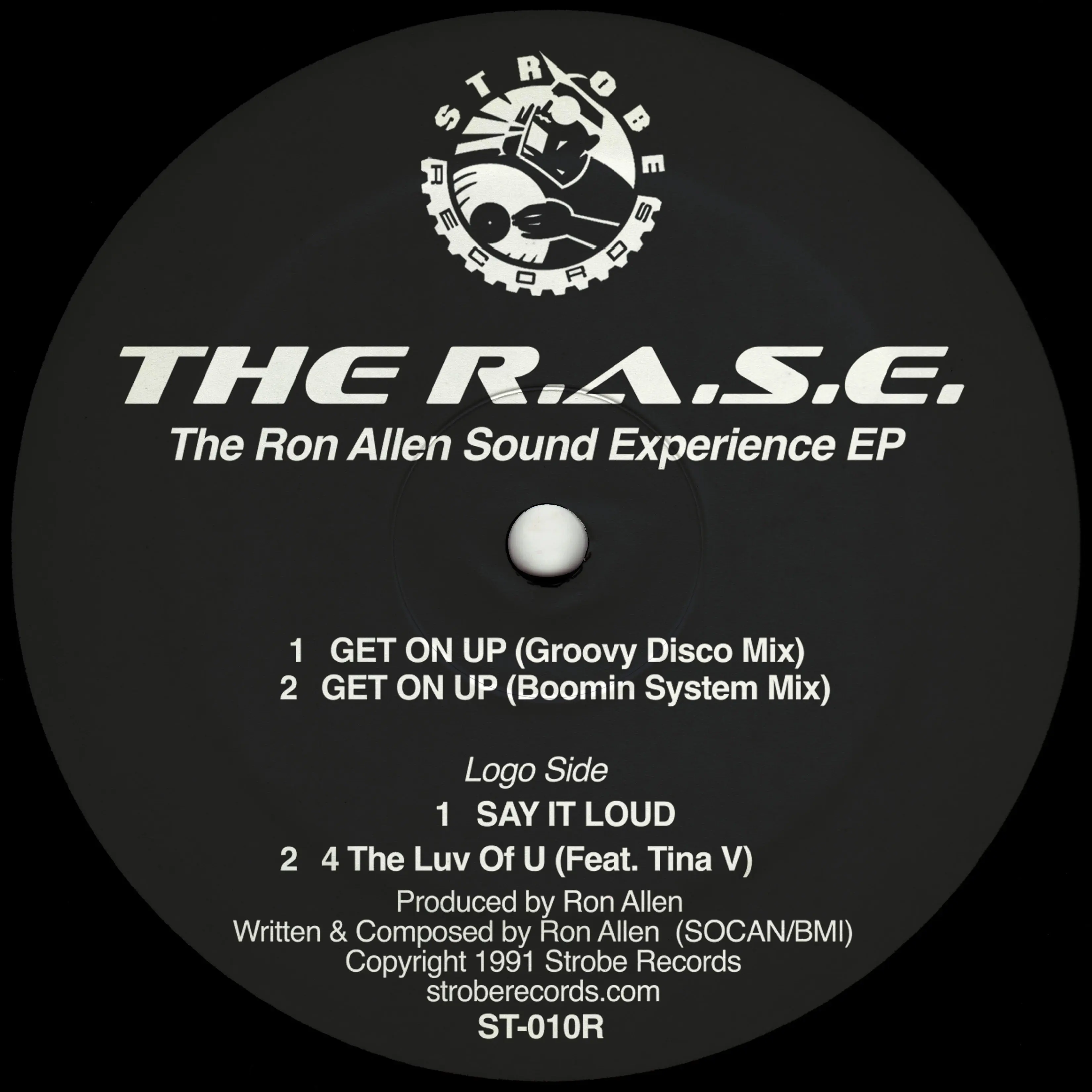 The R.A.S.E. (Ron Allen Sound Experience) - Ron Allen Sound Experience EP : 12inch