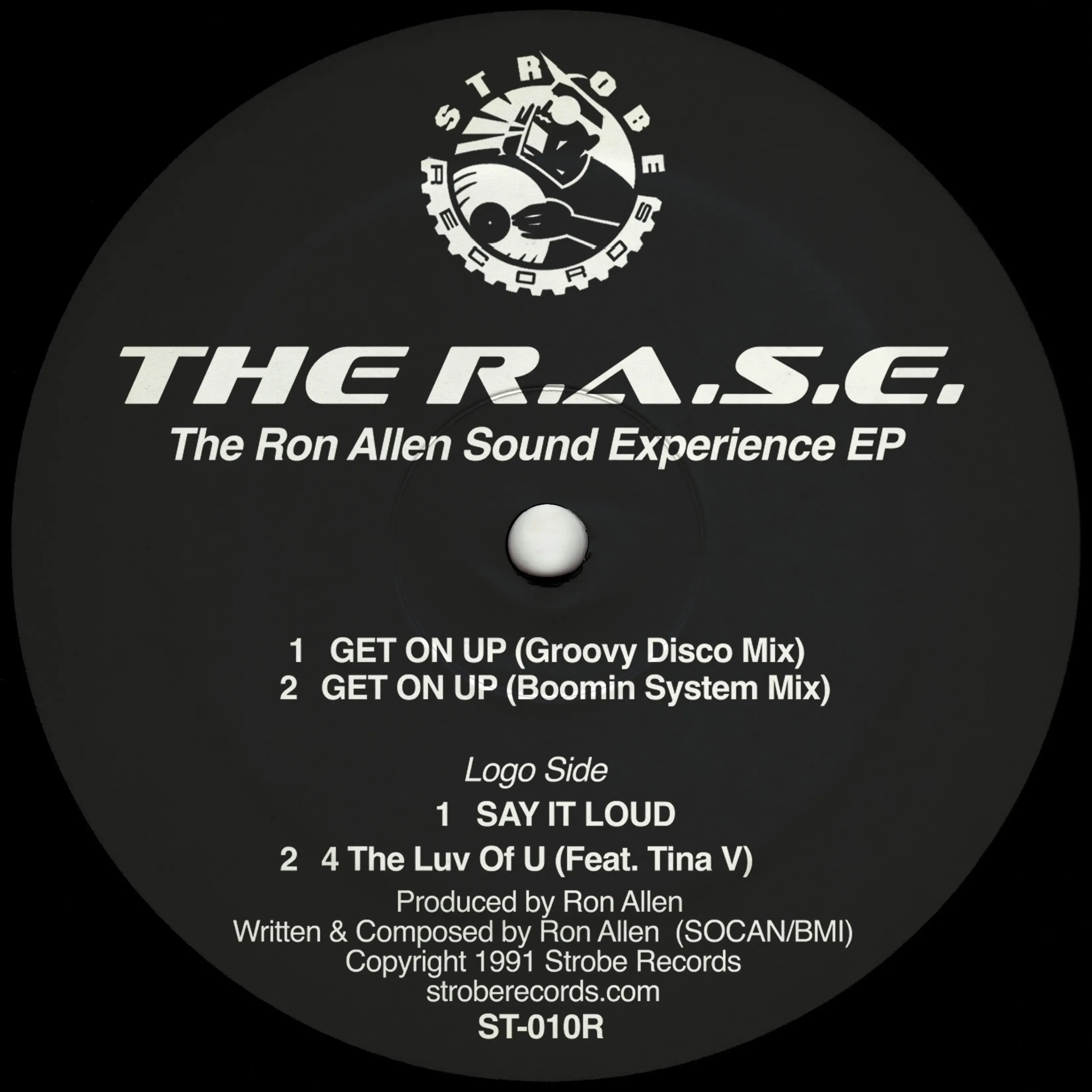 The R.A.S.E. (Ron Allen Sound Experience) - Ron Allen Sound Experience EP : 12inch