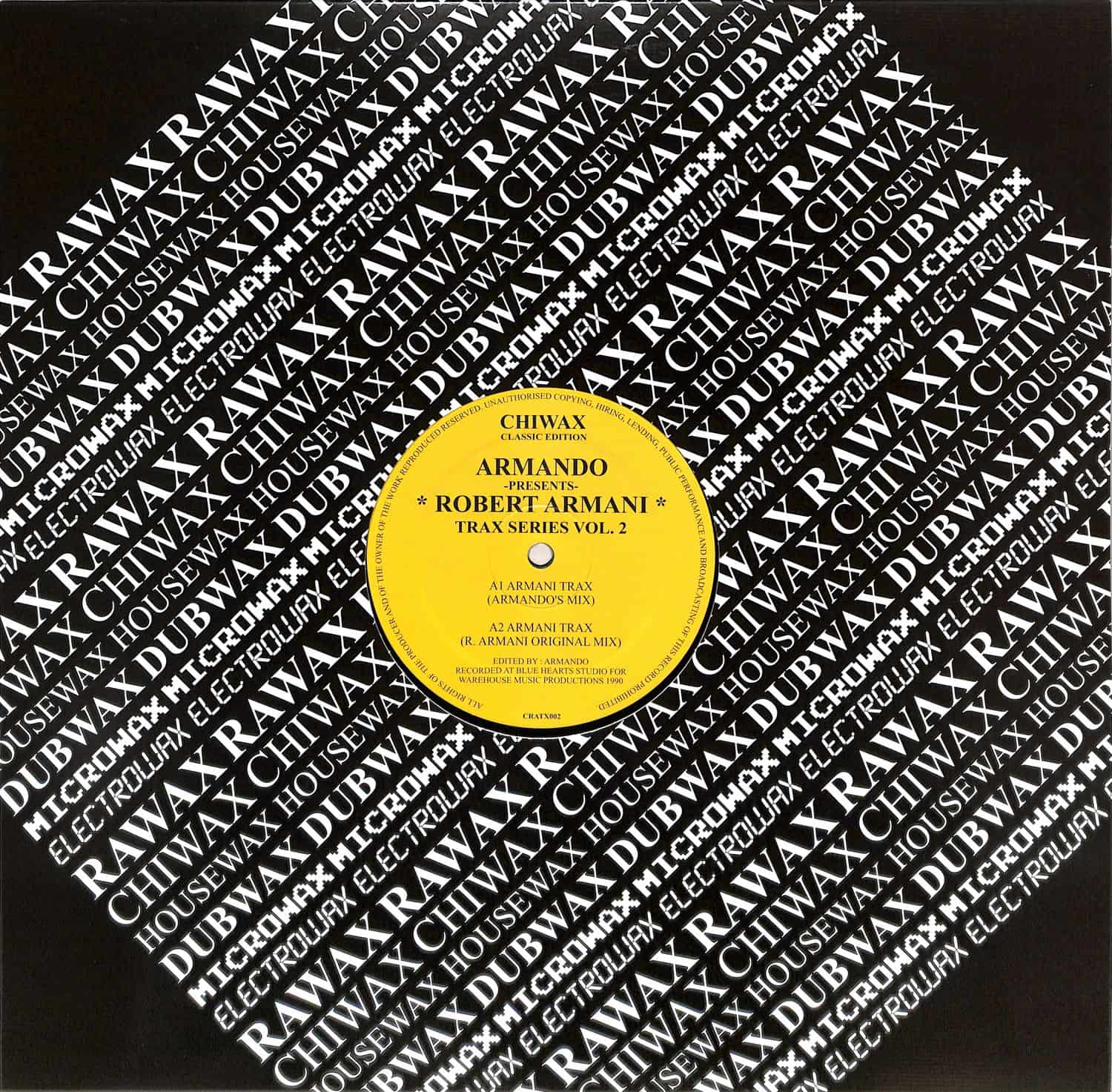 Armando presents Robert Armani - Armani Trax/ Circus Bells : 12inch