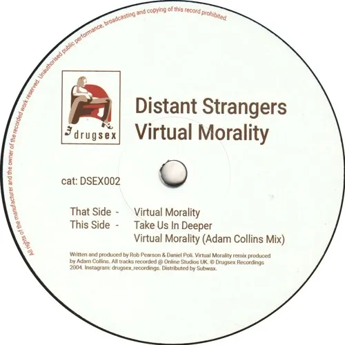 Distant Strangers - Virtual Morality (Incl. Adam Collins Remix) : 12inch