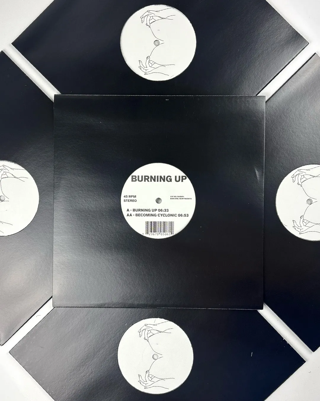 Jimpster - Burning Up / Becoming Cyclonic : 10inch