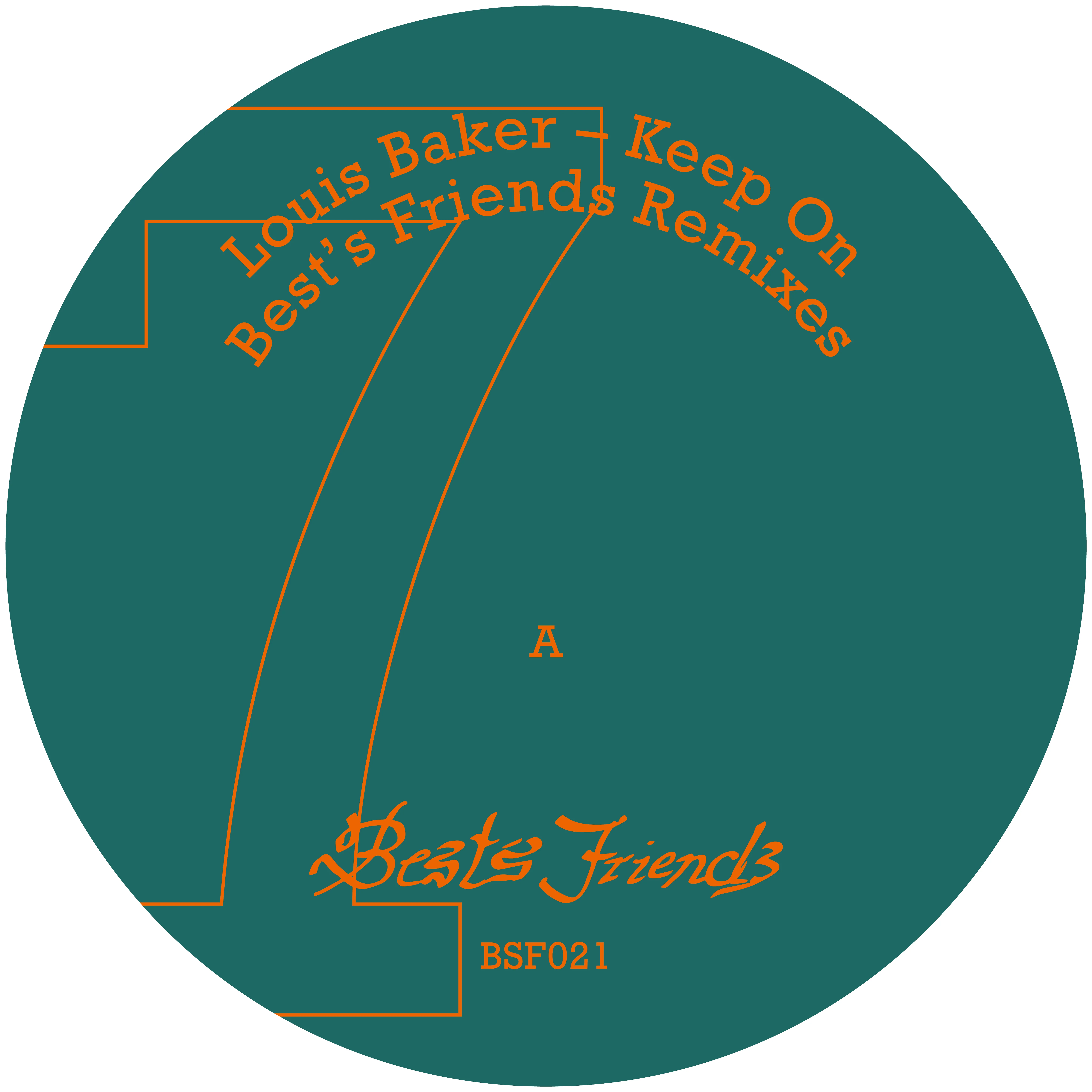 Louis Baker - "Keep On" Best's Friends Remixes (Delfonic, Larse, Philippa, GUSH Coll) : 12inch