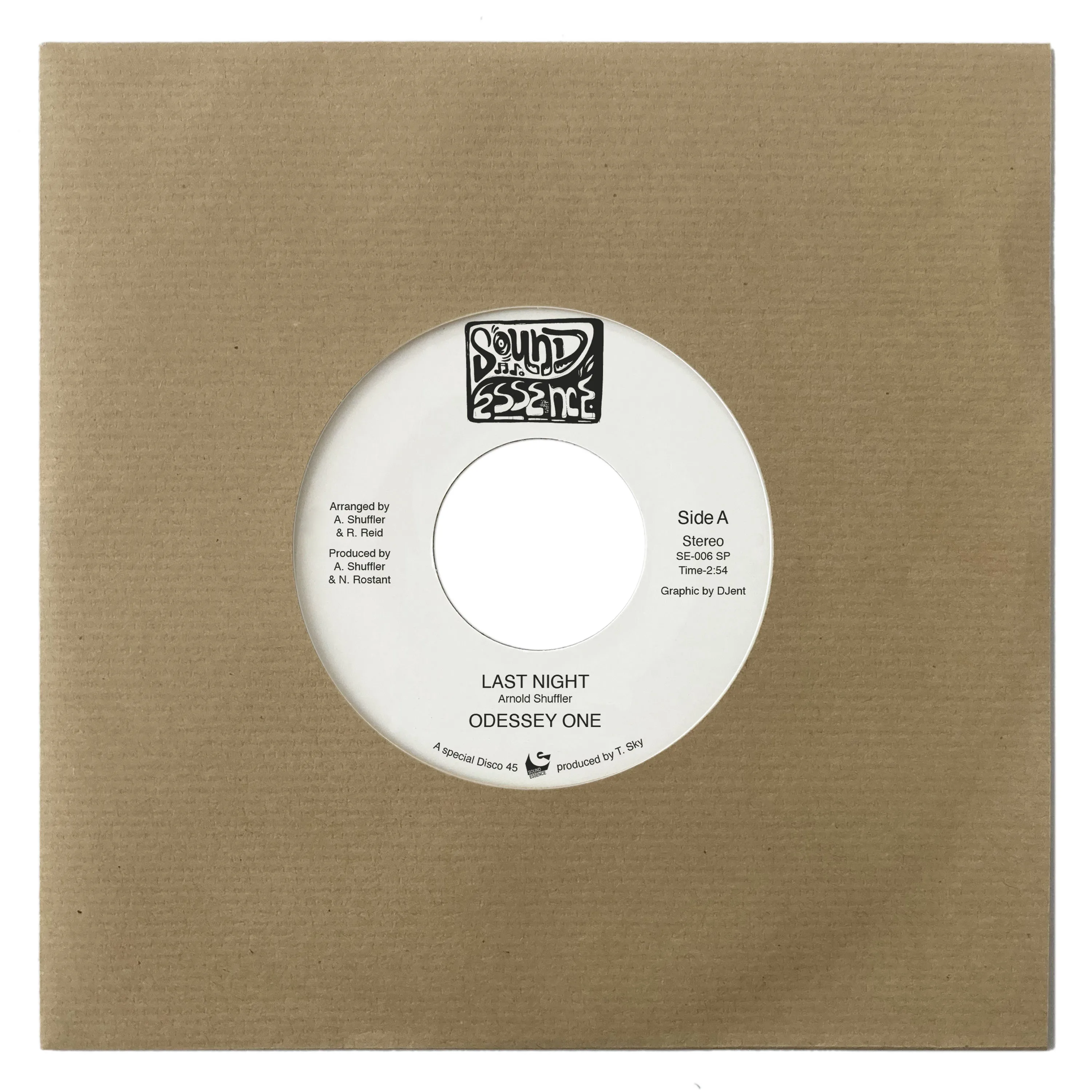 Odessey One - Last Night / Dance With Me : 7inch