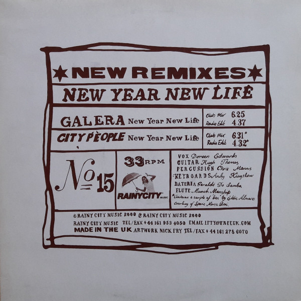 GALERA - New Year New Life (New Remixes) : 12inch