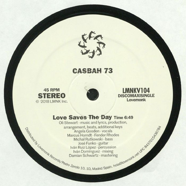 Casbah 73 - Love Saves The Day : 12inch