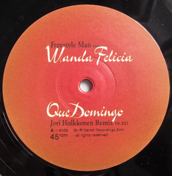 FREESTYLE MAN - Que Domingo Remixes : 12inch