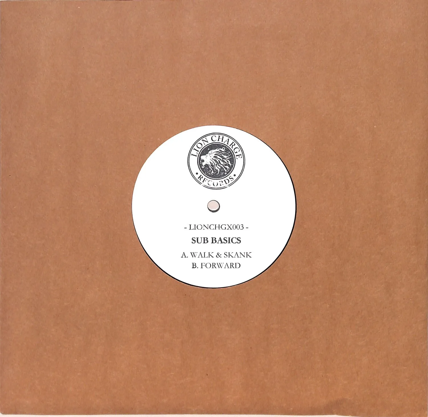 Sub Basics - Walk & Skank / Forward : 10inch