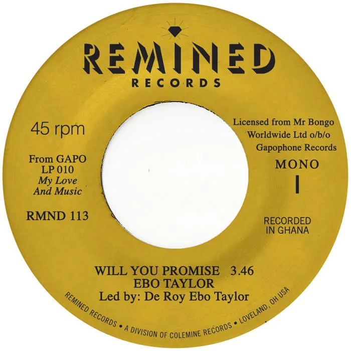Ebo Taylor - Will You Promise / Maye Omama : 7inch