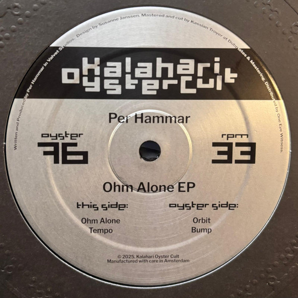 Per Hammar - Ohm Alone EP : 12inch