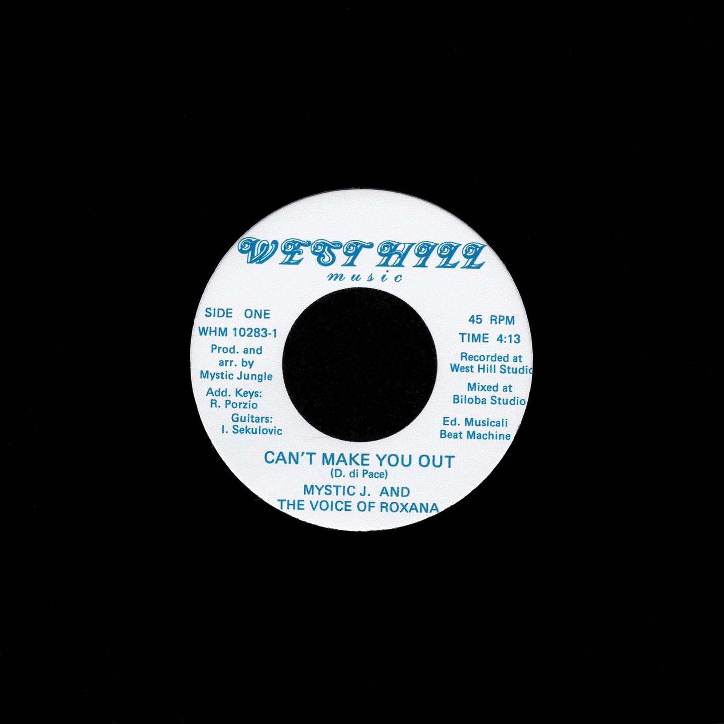 Mystic Jungle And The Voice Of Roxana - Can't Make You Out / Mountain River : 7inch