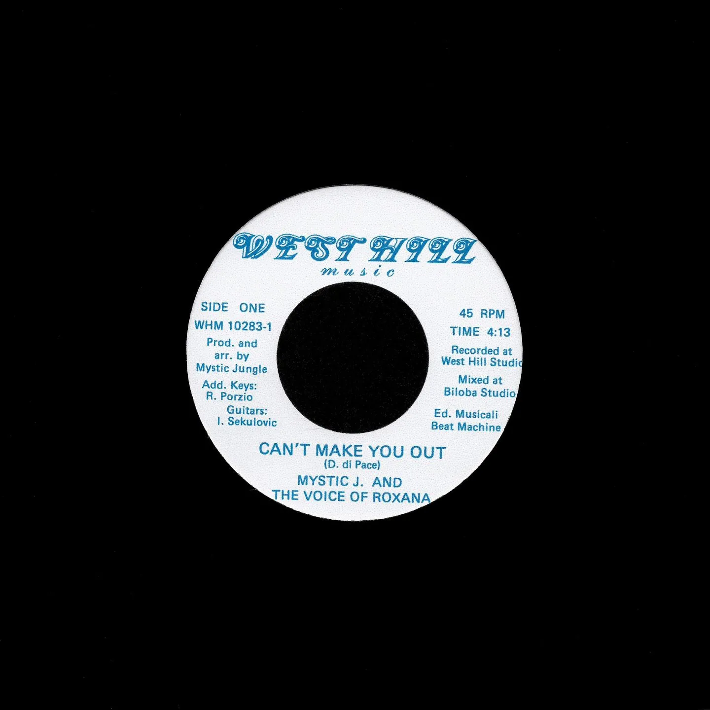 Mystic Jungle And The Voice Of Roxana - Can't Make You Out / Mountain River : 7inch