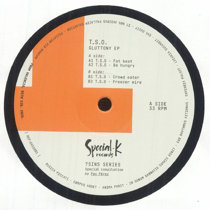 T.S.O. - Gluttony EP : 12inch