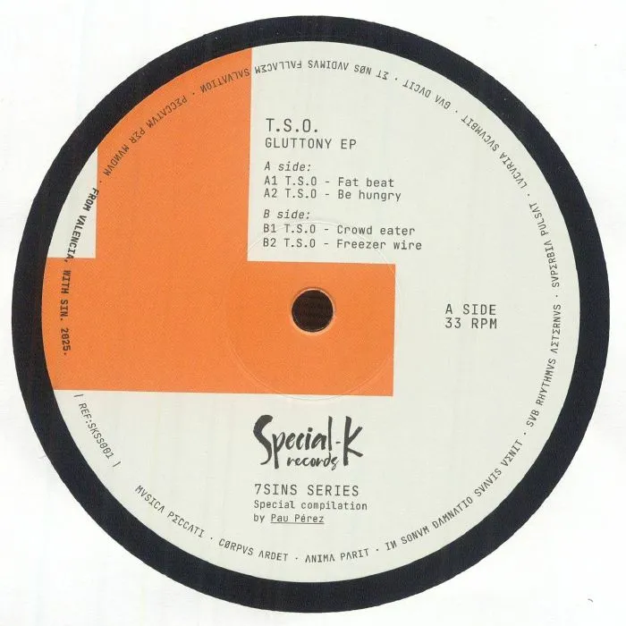 T.S.O. - Gluttony EP : 12inch