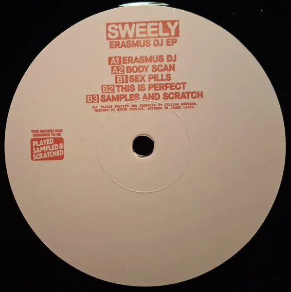 Sweely - Erasmus DJ EP : 12inch