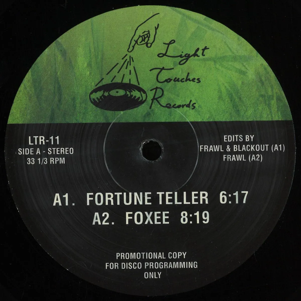 Unknown Artists - Light Touches 11 (Frawl & Blackout Edits) : 12inch