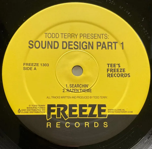 Todd Terry - Todd Terry Presents: Sound Design Part 1 : 12inch