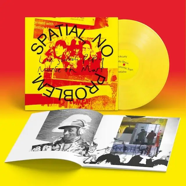 Lee “Scratch” Perry & Mouse on Mars - Spatial, No Problem.（数量限定／イエロー・ヴァイナル／日本語帯付き） : LP(日本語帯付／解説書付き)